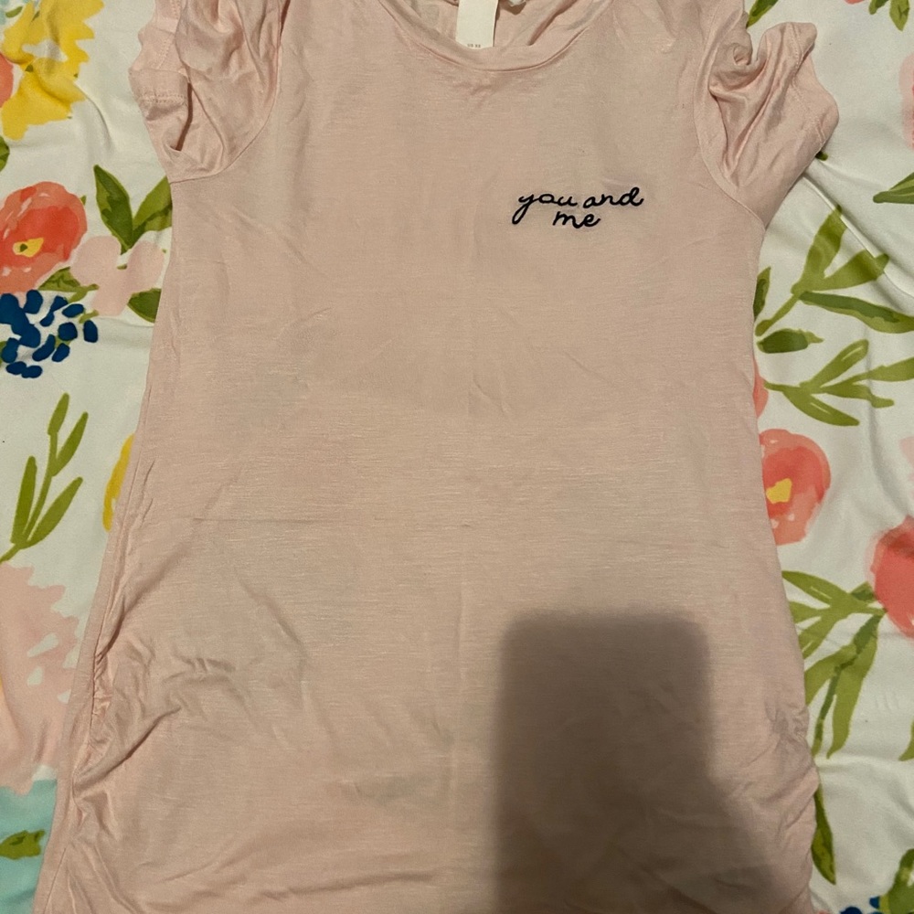 Maternity Long Shirt In Color Pink